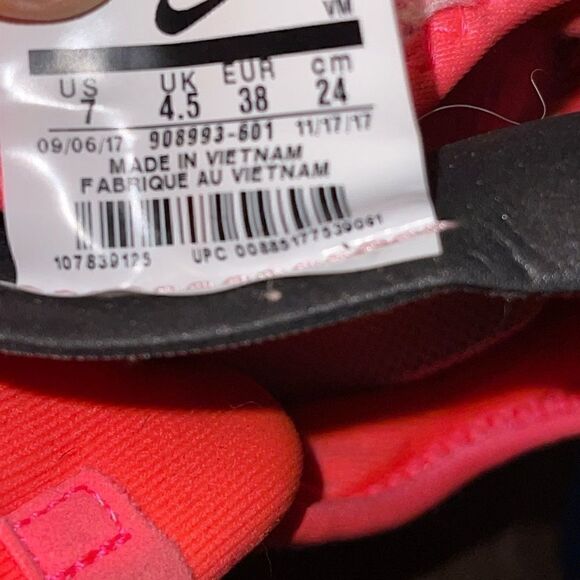 Nike Womens Air Max Sequent 3 908993-601 Pink Running Shoes Sneakers Size 7 - Picture 6 of 6